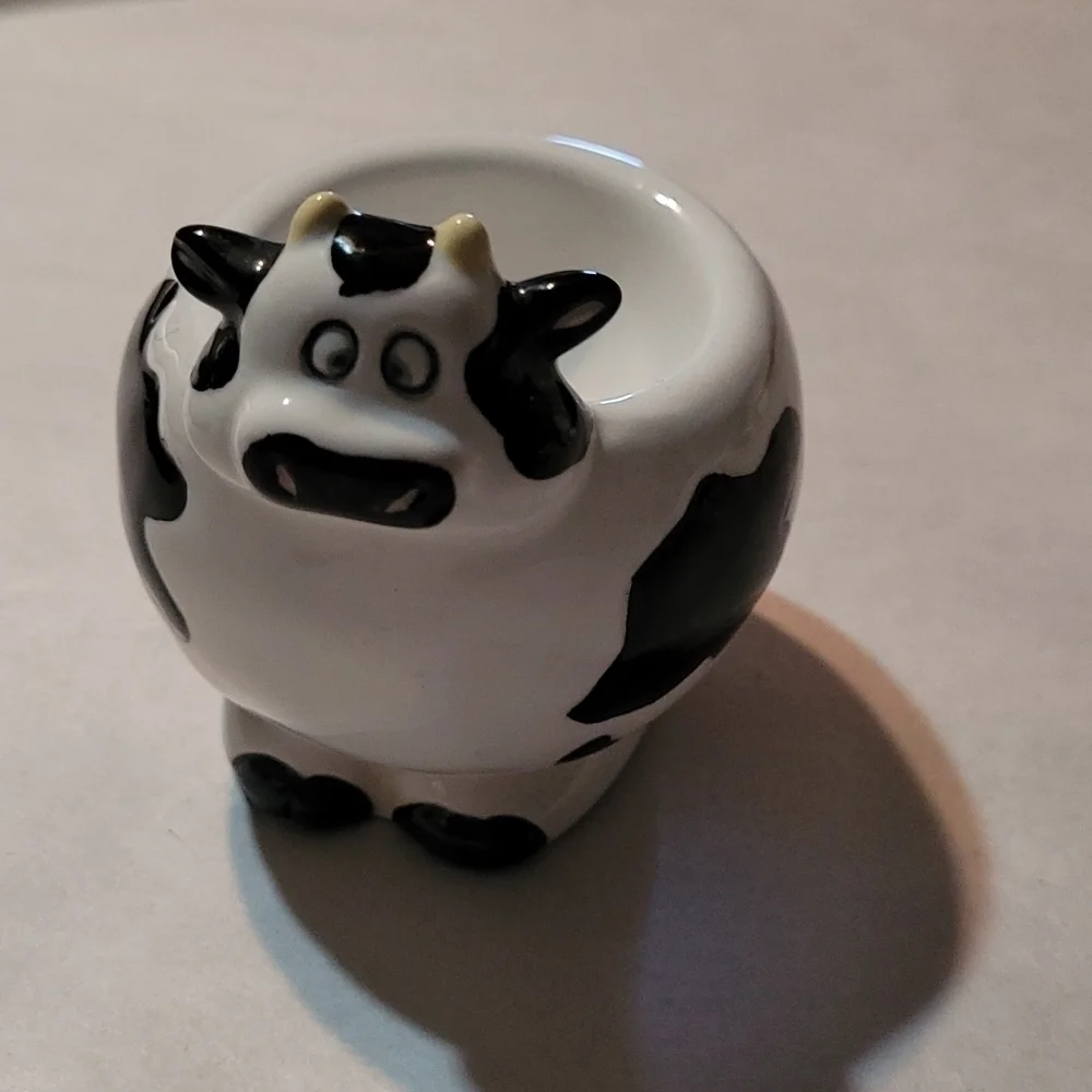 Bella Casa Cow Egg Cup NWT